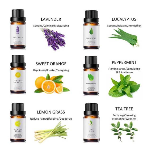 Private label 100% pure natural essential oil set For gift Relief Relaxation Anxiety