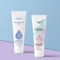 Pack of Disinfectant Hand Sanitizer Gel And Hand Cream