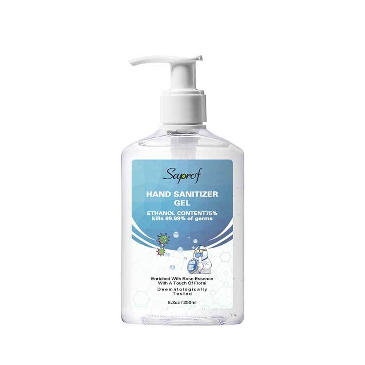 Different Sizes 75% Alcohol Disinfectant Hand Sanitizer Gel