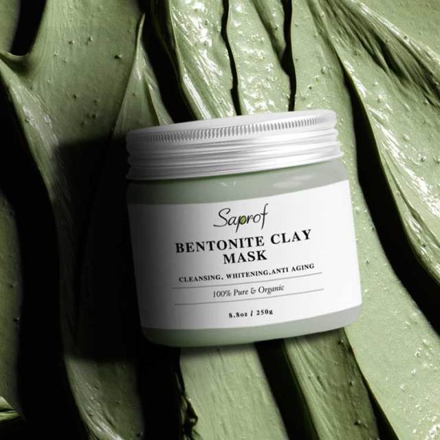 Bentonite clay mask