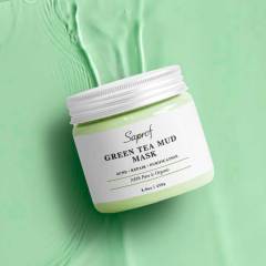 Green tea mud mask