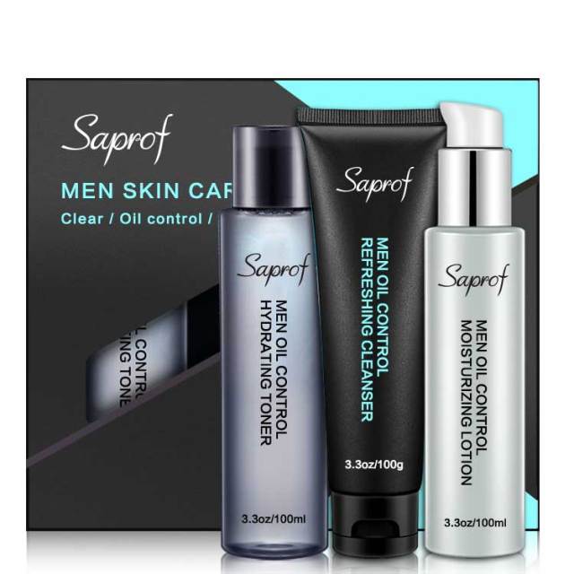 Men's refreshing oil control three-piece suit