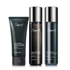 Three-piece men's refreshing skin care set