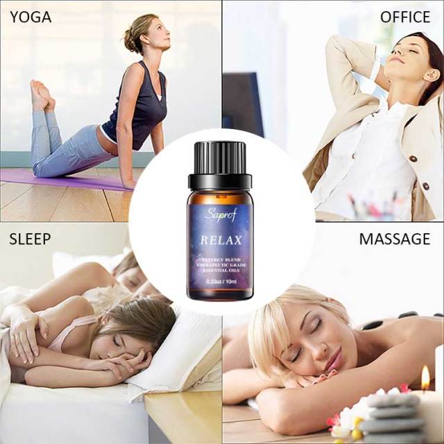 OEM Private Label Therapeutic Grade10ml 3pcs Relaxing Joy Good Sleeping Blend Essential Oil Set