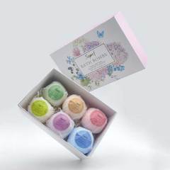 Saprof Wholesale 6 CBD Bath Bombs Gift Set bubble bath Fizzies Relieve Pain Reduce Anxiety for Amazon Ebay Wish Seller