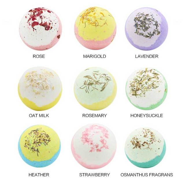 bath ball bath bombs set