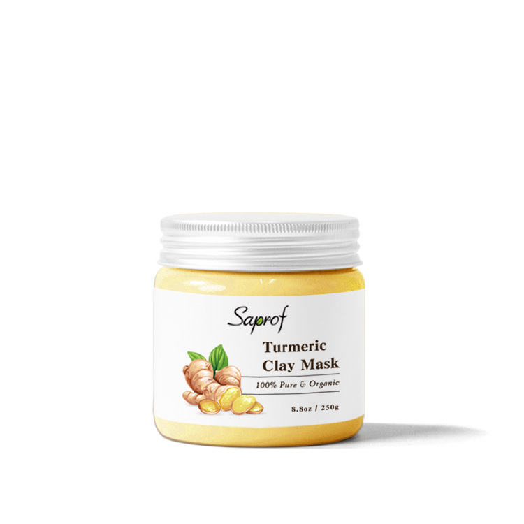 Turmeric clay mask for face body
