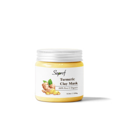 Turmeric clay mask for face body
