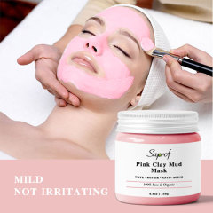 Pink clay mud mask