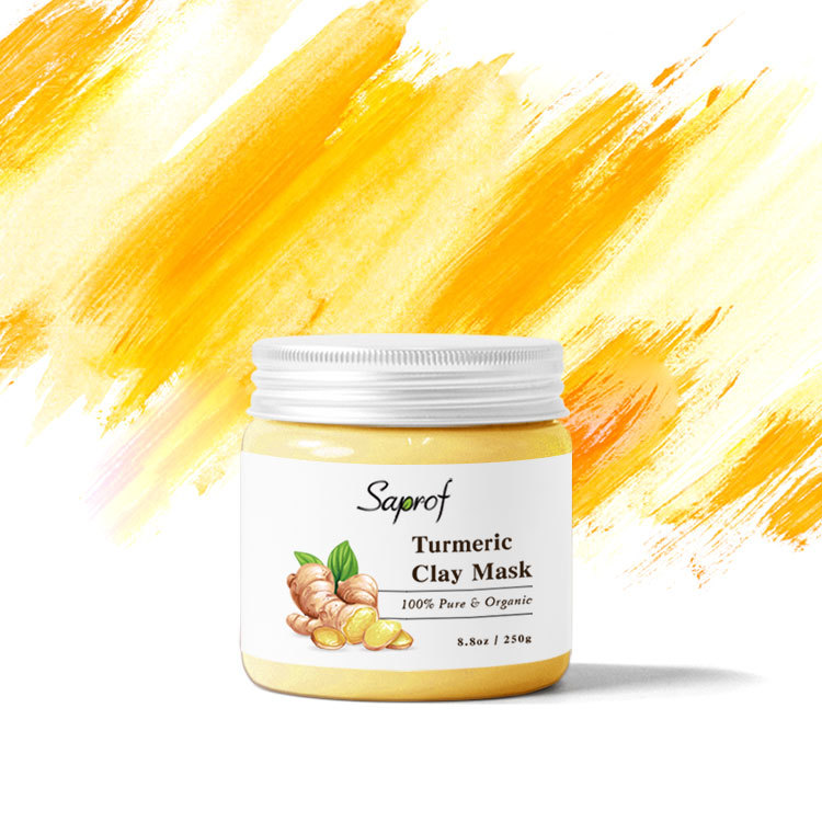 Turmeric clay mask for face body