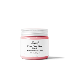 Pink clay mud mask