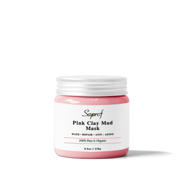 Pink clay mud mask