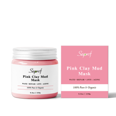 Pink clay mud mask