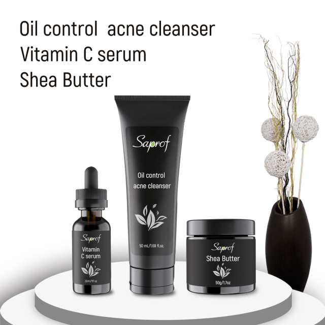 Shea Butter / Vitamin C serum / Oil control acne cleanser