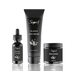 Shea Butter / Vitamin C serum / Oil control acne cleanser