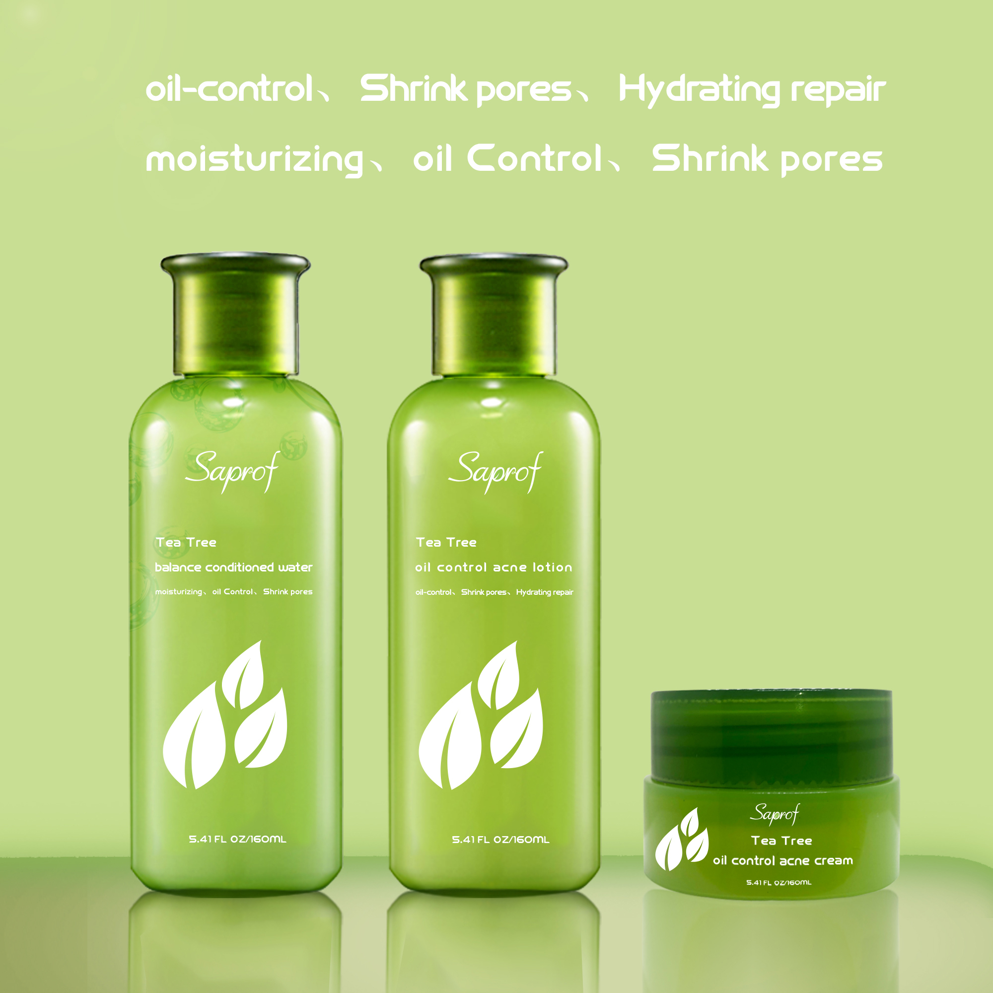 Skin Care Set / Infused with tea tree essential oil