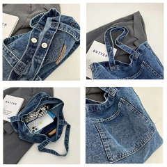 Denim Tote Bag,YI YUAN,Denim Tote Bag
