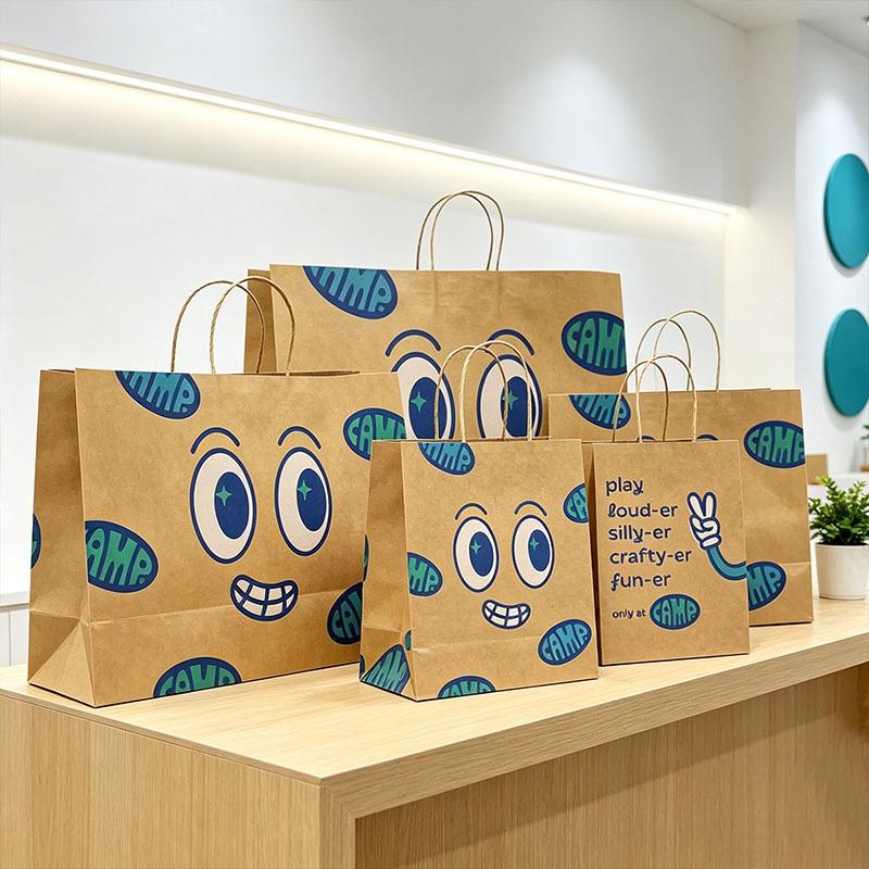 Kraft Paper Shopping Bags,YI YUAN,Gift paper bags / Paper shopping bags