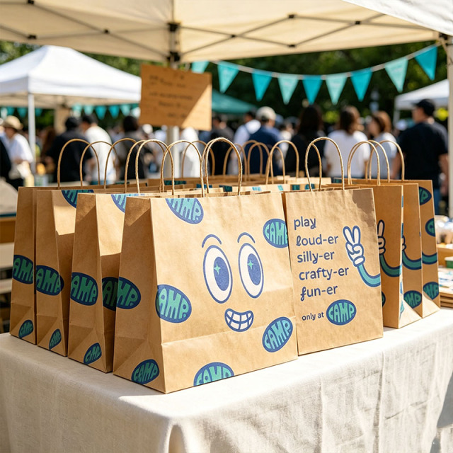 Kraft Paper Shopping Bags,YI YUAN,Gift paper bags / Paper shopping bags