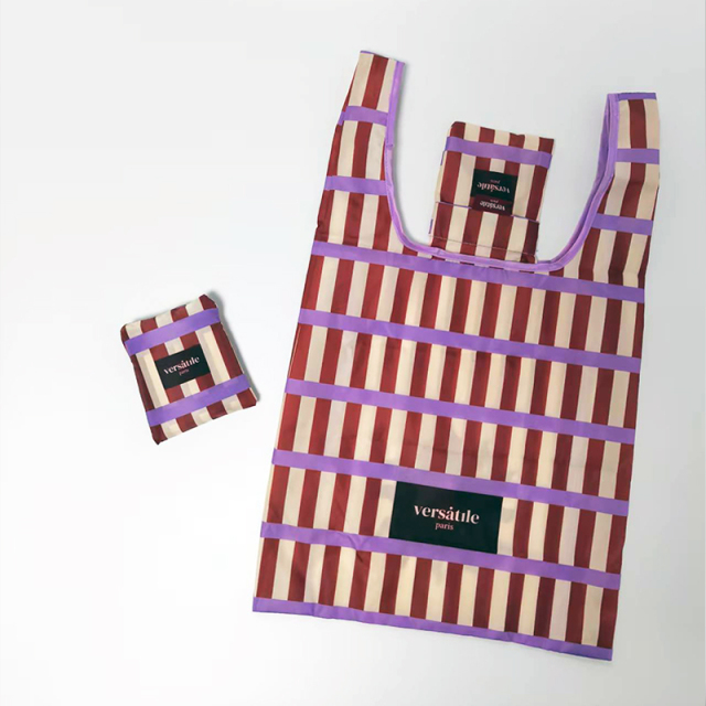 Foldable Bag,YI YUAN,Custom Logo Recyclable Folding Polyester Tote Bag