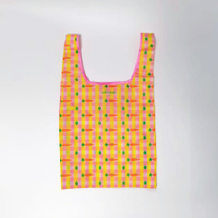 Foldable Bag,YI YUAN,Custom Logo Recyclable Folding Polyester Tote Bag