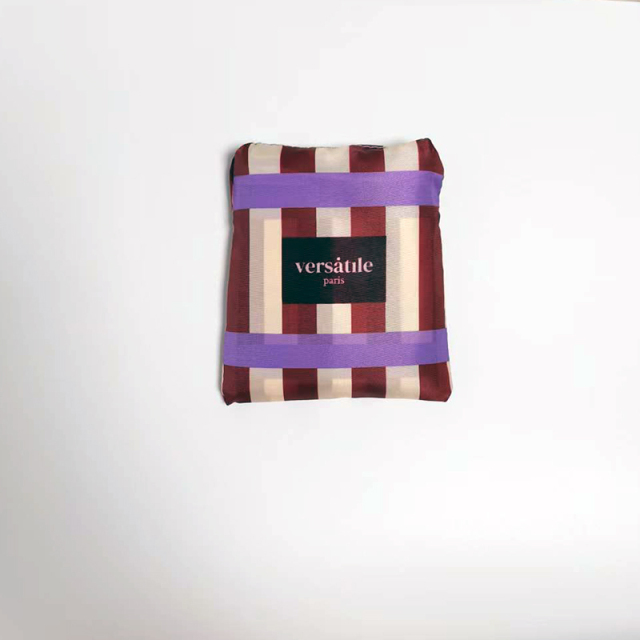 Foldable Bag,YI YUAN,Custom Logo Recyclable Folding Polyester Tote Bag