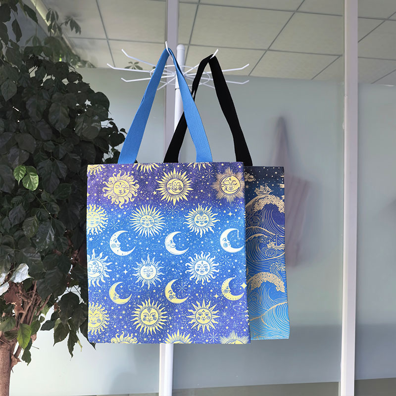 Gradient Vintage Art Print Canvas Tote Bag