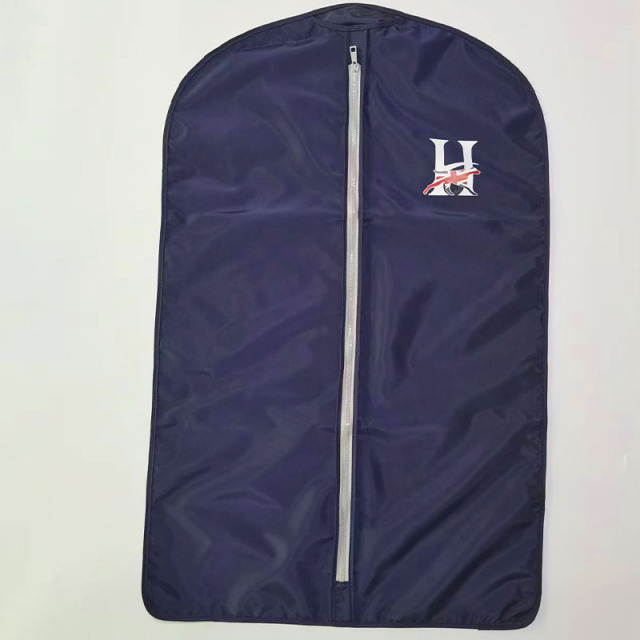 Custom Logo Navy Garment Bag