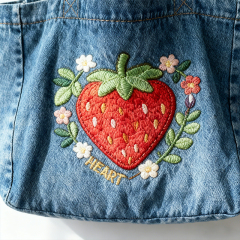 Reusable Jean Shopping Bag