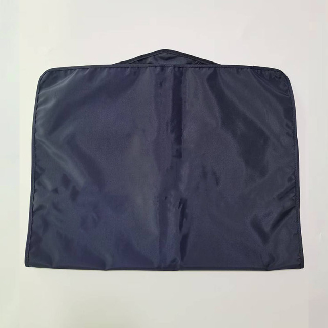 Custom Logo Navy Garment Bag