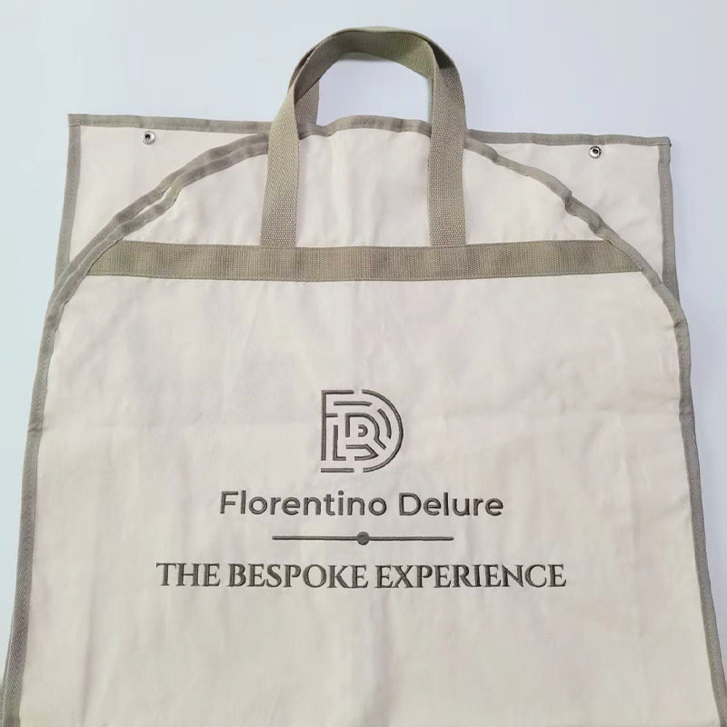 Custom Logo Cotton Canvas Garment Bag,YI YUAN,Custom Logo Cotton Canvas Garment Bag