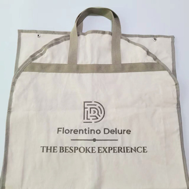 Custom Logo Cotton Canvas Garment Bag,YI YUAN,Custom Logo Cotton Canvas Garment Bag