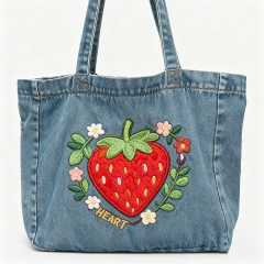 Reusable Jean Shopping Bag