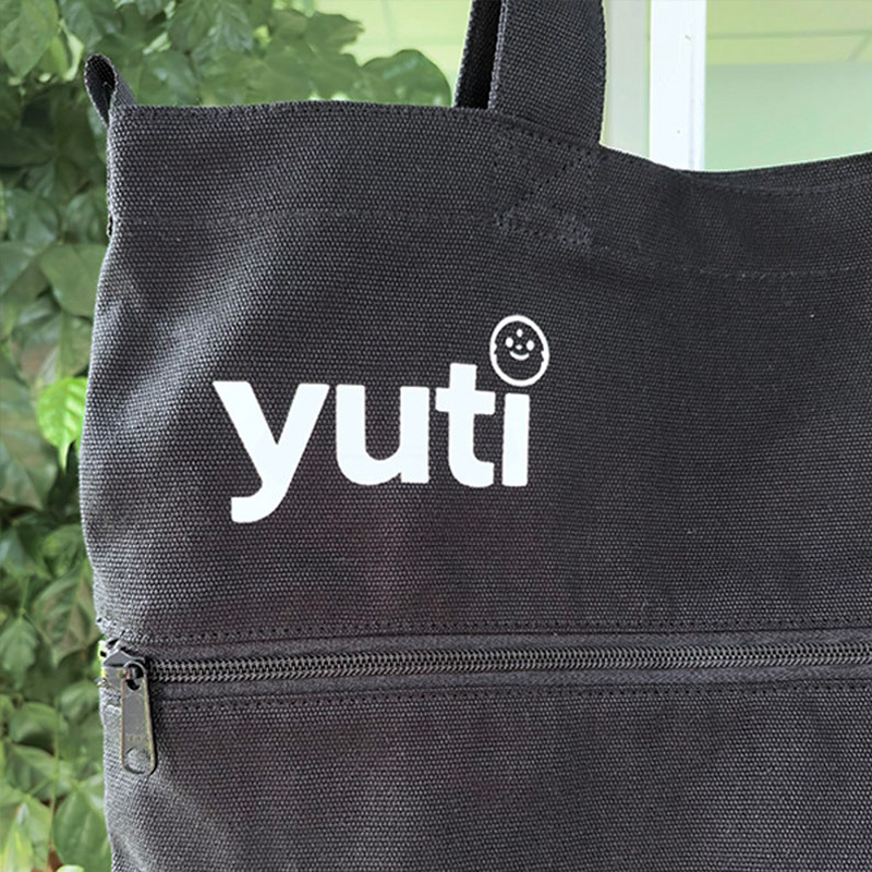 Custom Printed Expandable Zipper Canvas Tote Bag,YI YUAN,Custom Printed Expandable Zipper Canvas Tote Bag