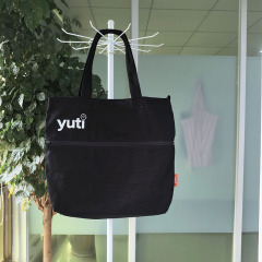 Custom Printed Expandable Zipper Canvas Tote Bag,YI YUAN,Custom Printed Expandable Zipper Canvas Tote Bag