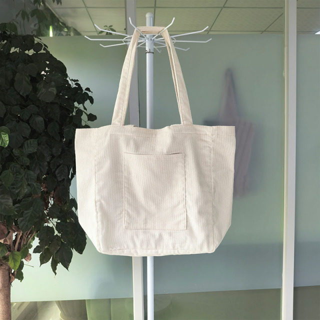 Corduroy Tote Bag