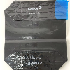 Black block bottom valve bag