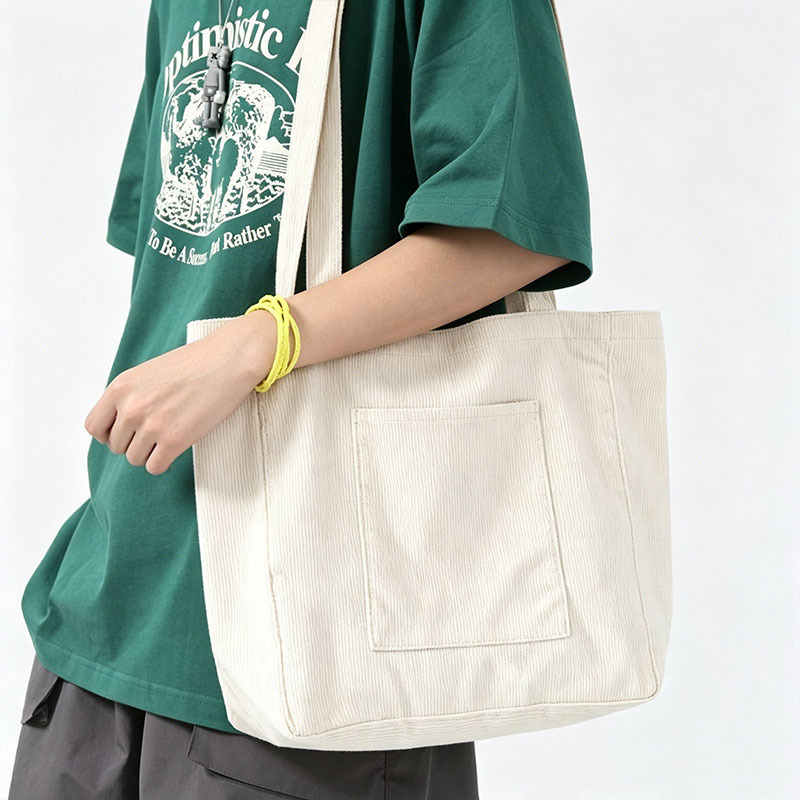 Corduroy Tote Bag
