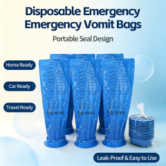 Disposable Vomit Bags Blue Plastic Bags