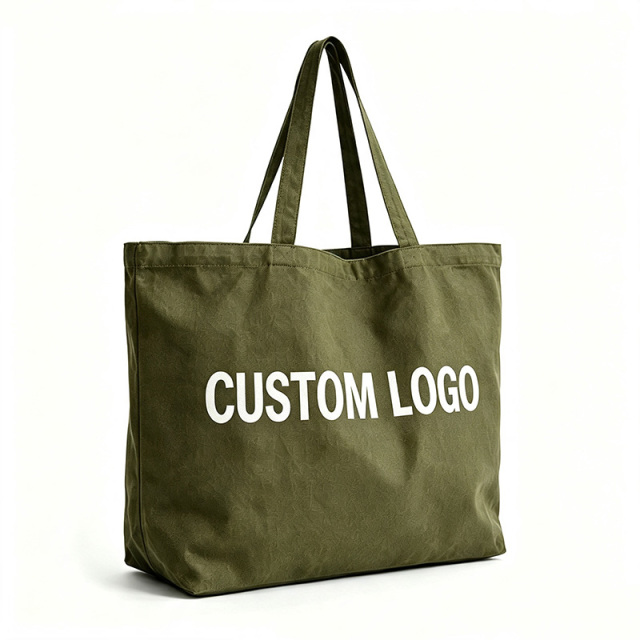 Cotton Canvas Tote Bag