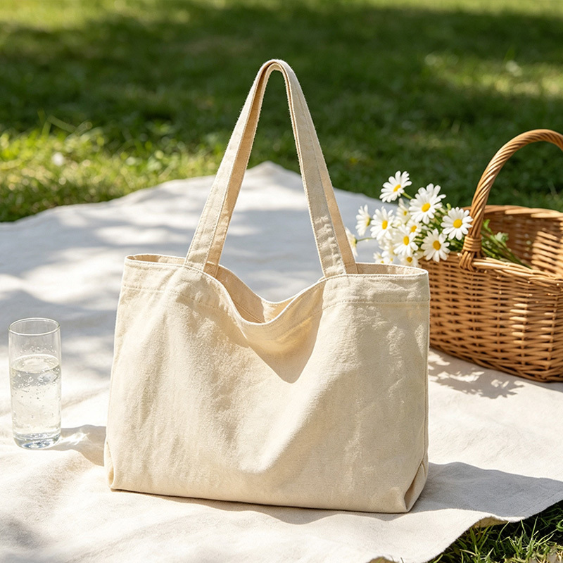 Cotton Canvas Tote Bag