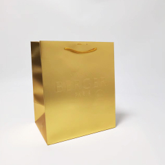 Gold Luxury Paper Gift Bag,YI YUAN,Gold Luxury Paper Gift Bag