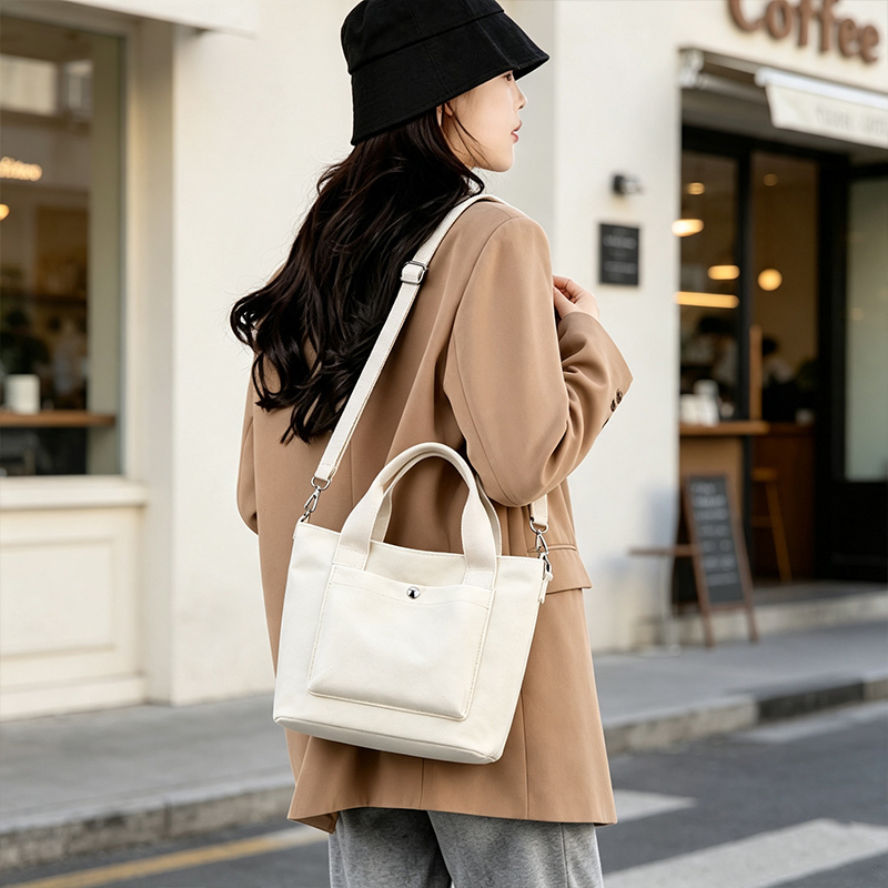 Canvas Shopping Tote Bag,YI YUAN,Canvas Shopping Tote Bag