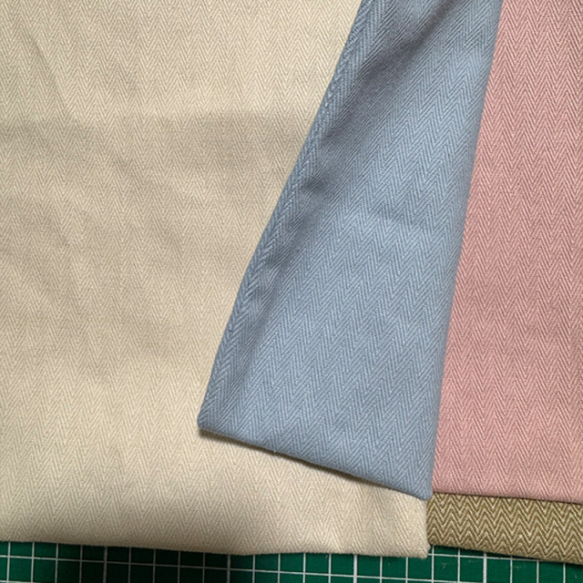 Off‑White Herringbone Canvas Tote Bag,YI YUAN,Off‑White Herringbone Canvas Tote Bag