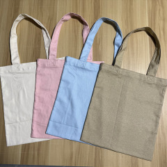 Off‑White Herringbone Canvas Tote Bag,YI YUAN,Off‑White Herringbone Canvas Tote Bag