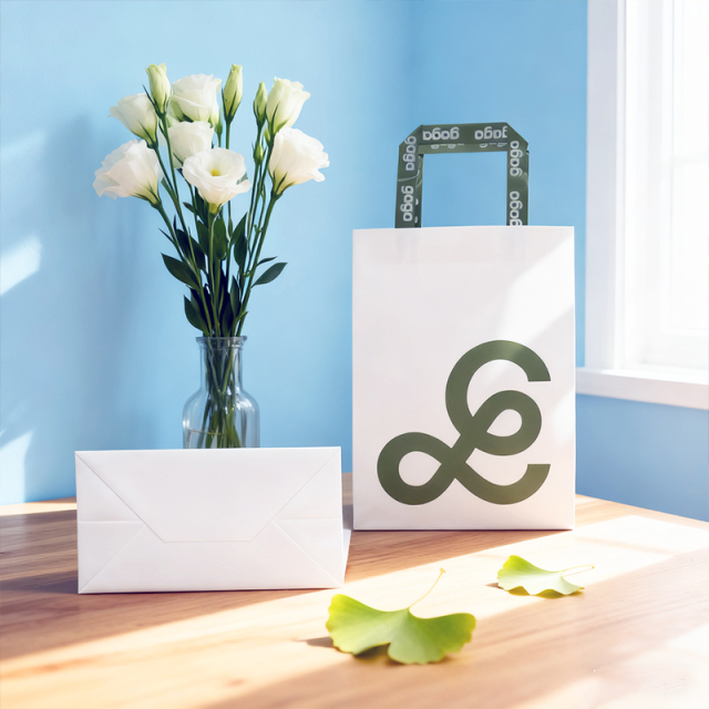 Custom Logo Paper Bag,YI YUAN,Custom Logo Paper Bag