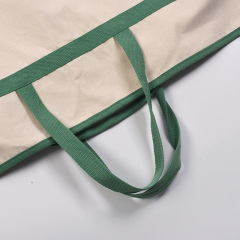 Custom logo canvas garment bag