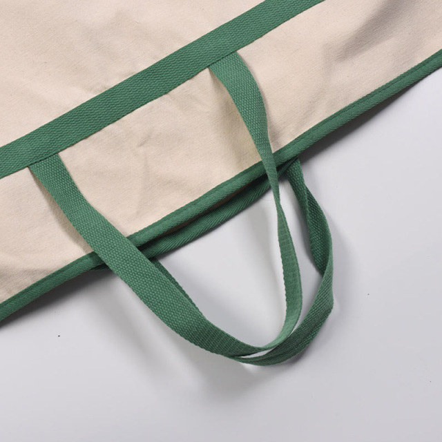 Custom logo canvas garment bag