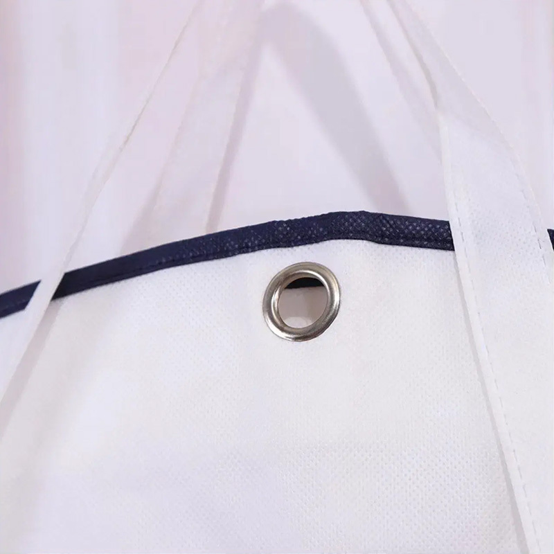 White non-woven garment bag