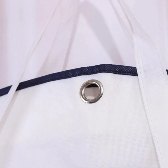 White non-woven garment bag